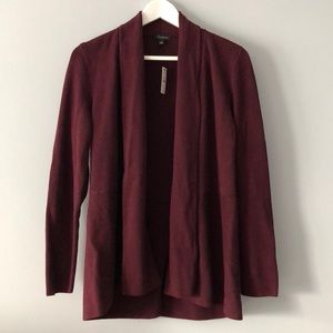NWT TALBOTS SHAWL PEPLUM CARDIGAN (S)